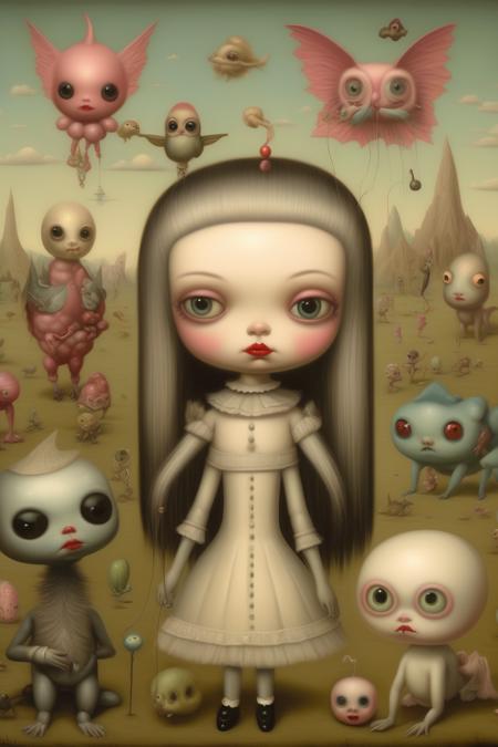 00153-1926064405-_lora_Mark Ryden Style_1_Mark Ryden Style - A whimsical, slightly eerie scene in the Pop Surrealism style of Mark Ryden, featuri.png